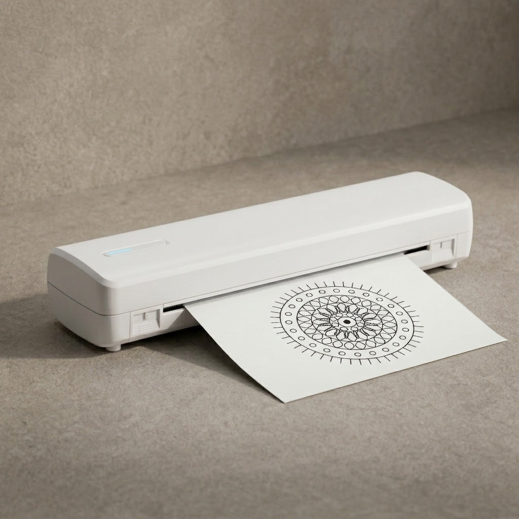 Imprimante A4 sans encre, coloris blanc