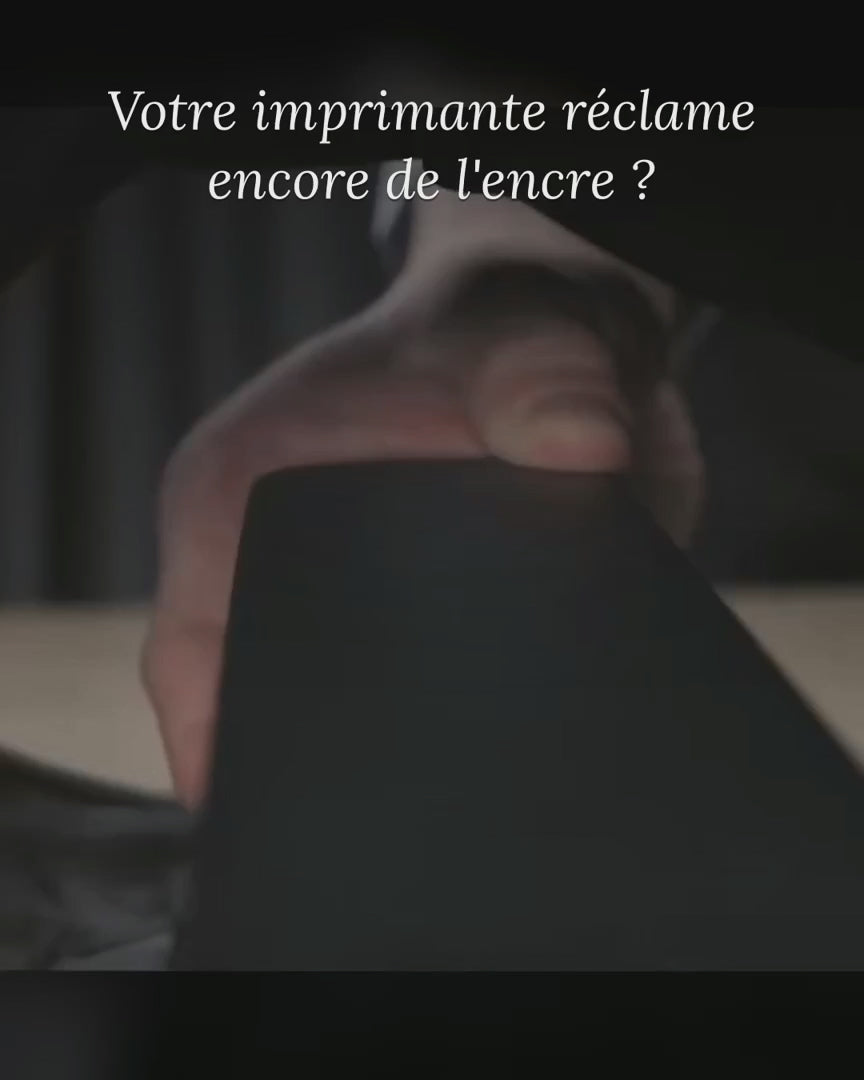 Démonstration : une page A4 imprimée sans encre